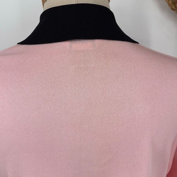 Exclusively Misook Open Front Collared Side‎ Slit Cardigan Jacket Pink S - Picture 4 of 13